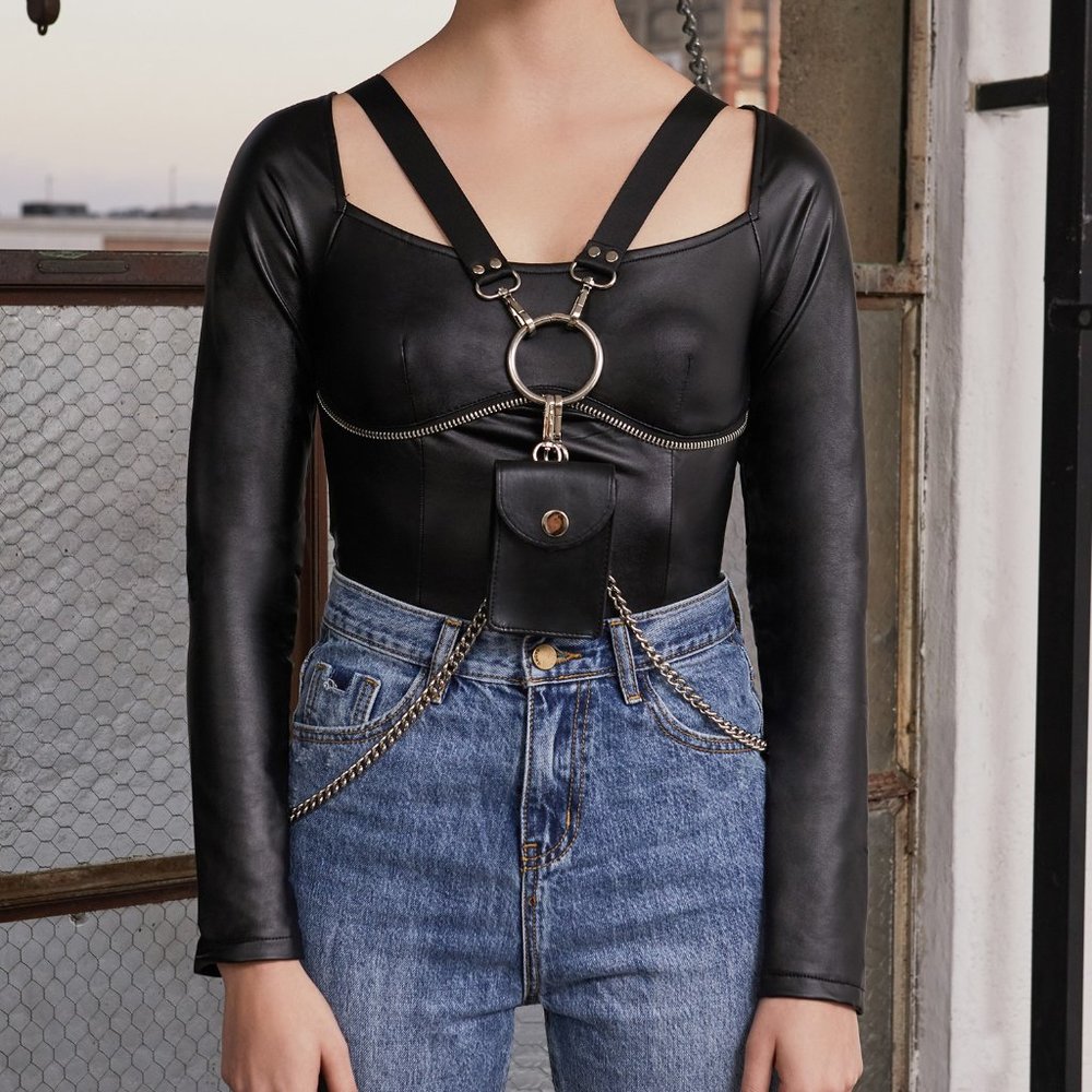 Harness Chain Drop Pouch